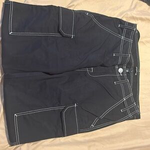 True religion small jet black cargo pants